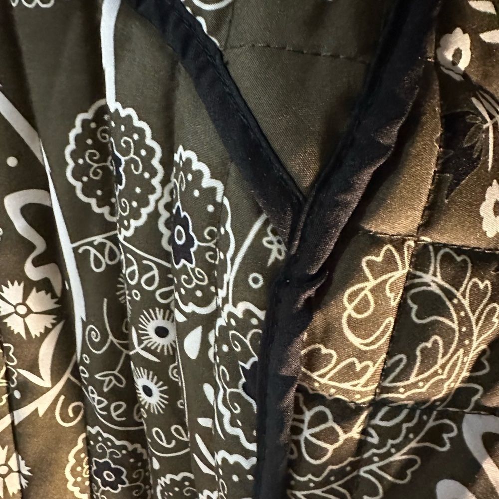 Olive Patterned Women's Jacket - image 5